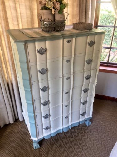 Makeover of Chest of drawers painted to client requirements(After)