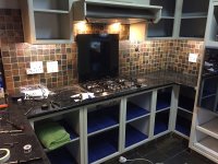 Installing Under counter LED lighting.