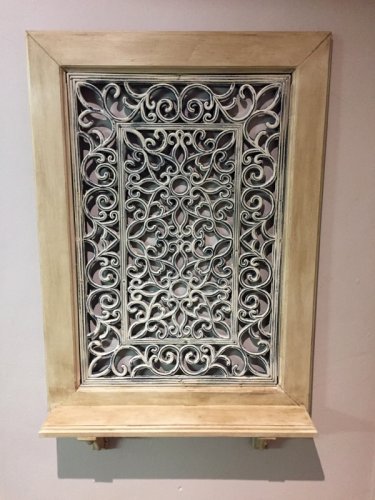 Manufactured wall art, painted to match decor