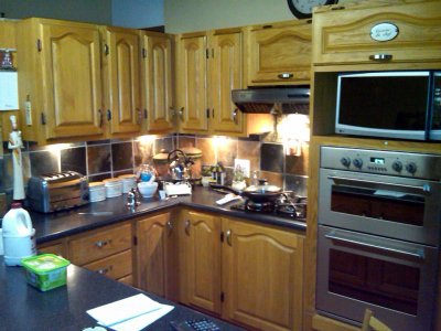 Original Oak Kitchen cabinets