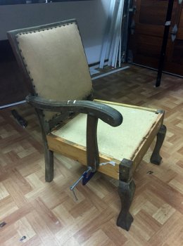 Restoring of old armchair (in progress)