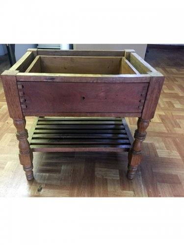 Restored Pedestal & painted to customer requirement (Before)