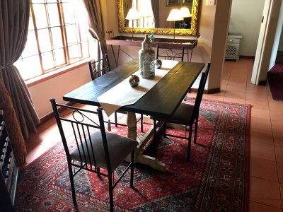 Manufactured Rustic Dining Room Table Painted & stained to client requirements